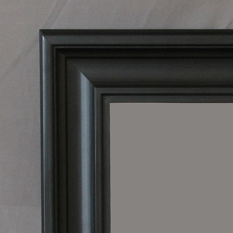 FM-17941 Black Rectangle Frame in Simple Style Width-8.5cm