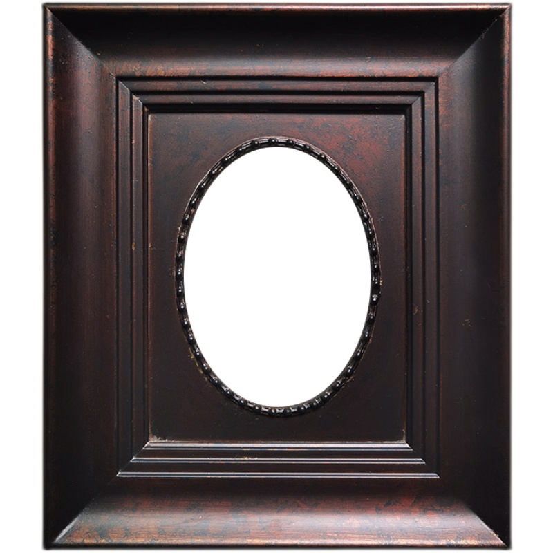 Oval-in-Rectangle Frame