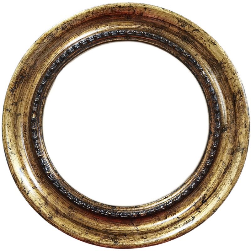 FM-32331 Gold Oval Frame in Simple Style Width-7cm