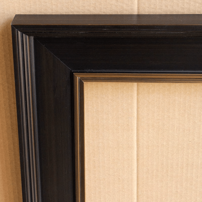 FM-18841 Brown Rectangle Frame in Simple Style Width-8.5cm