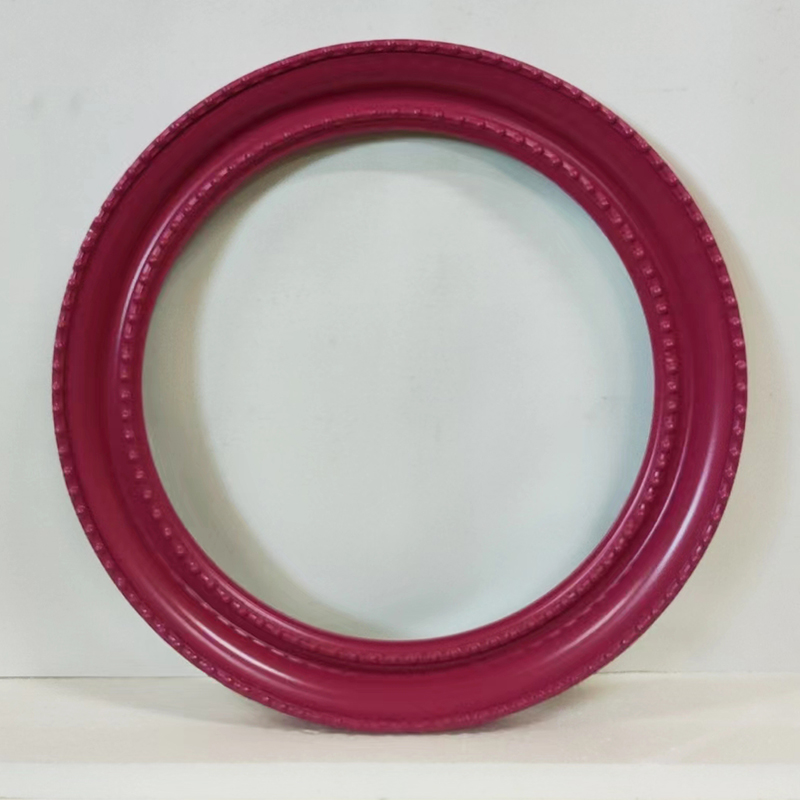 FM-48341 Red Oval Frame in Simple Style Width-6cm