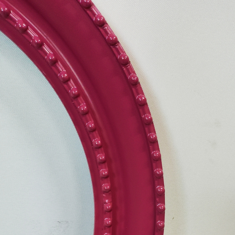 FM-48341 Red Oval Frame in Simple Style Width-6cm