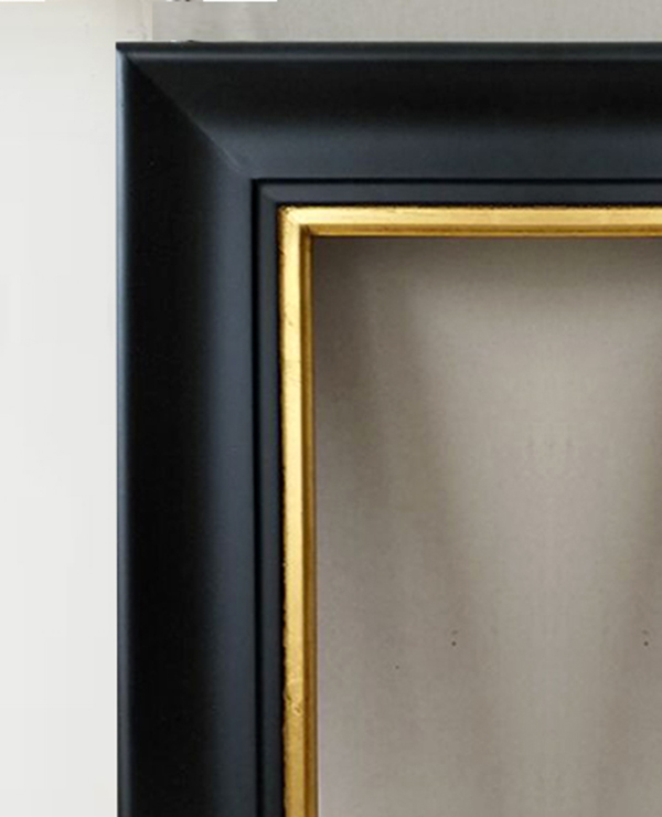 FM-17231 Black Rectangle Frame in Simple Style Width-9cm