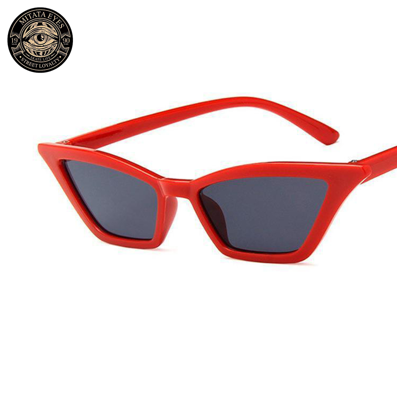 Mitata eyes Square Horn Plain Sunglasses