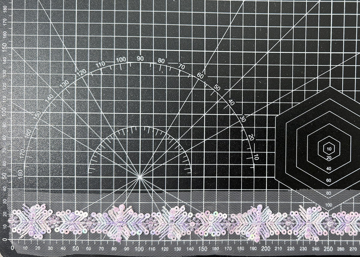 Yanzi lace bead trim (YZM154)