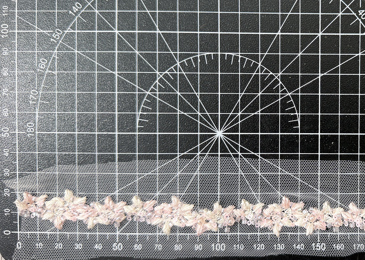 Yanzi lace bead trim (YZM156)