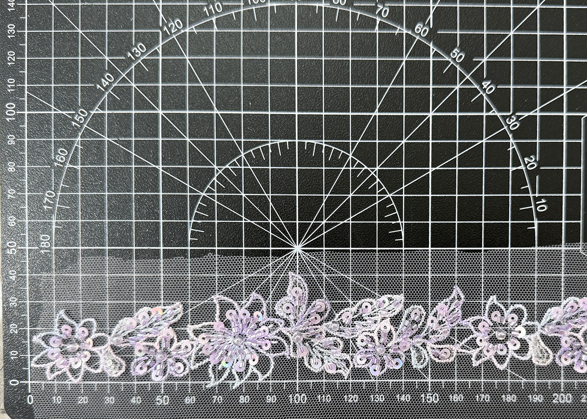 Yanzi lace bead trim (YZM152)
