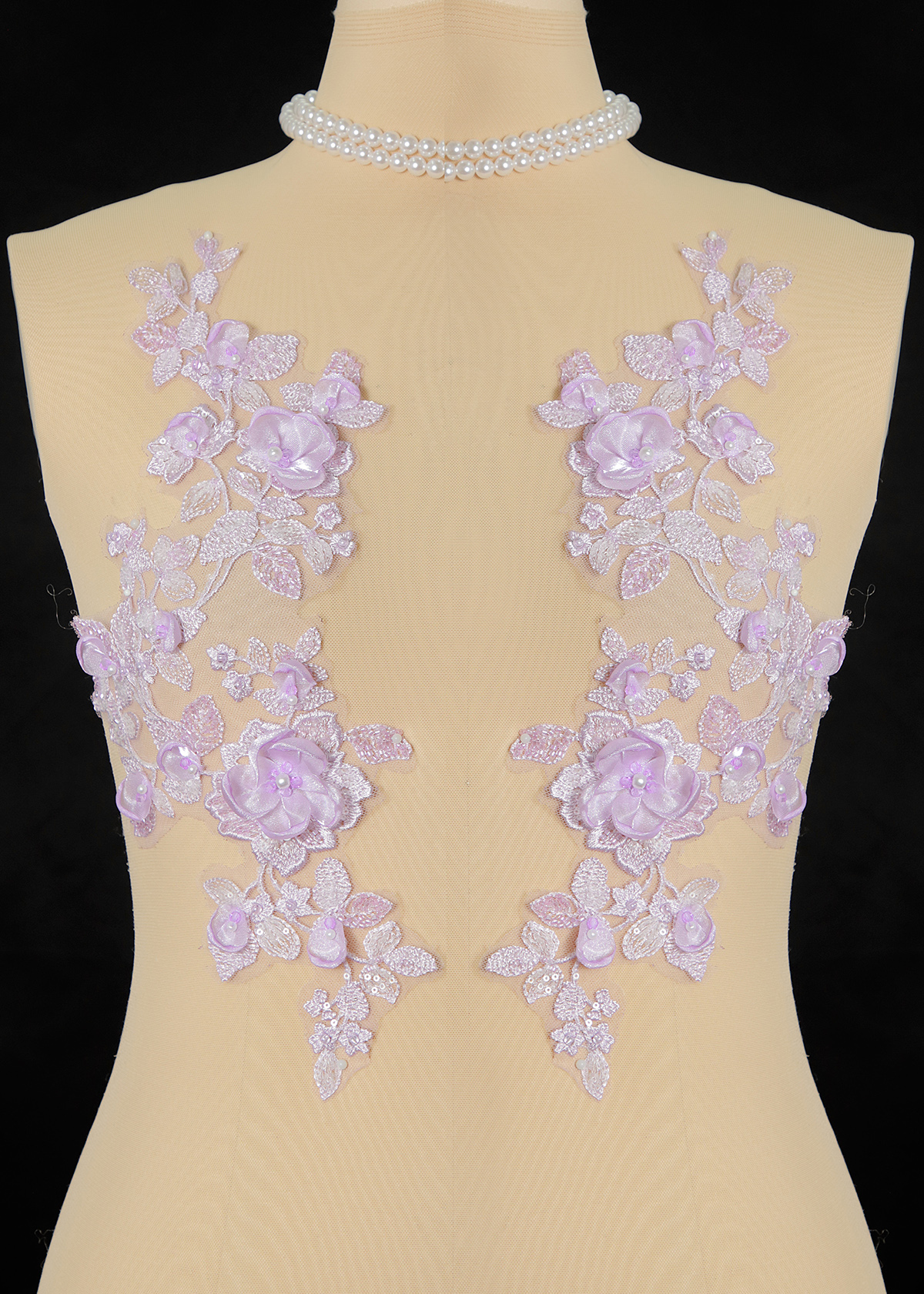 Yanzi 3D Handmade applique floral (YZOH3DX009)