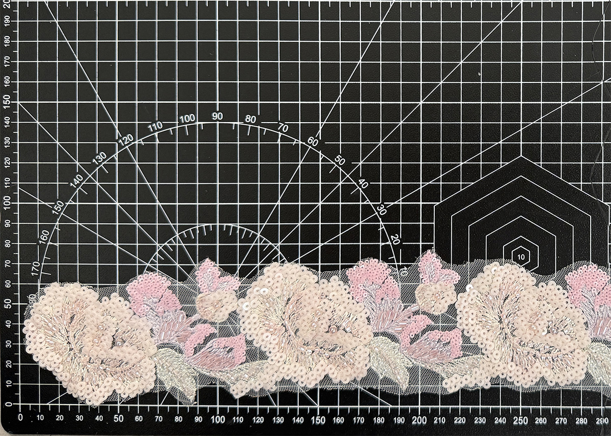Yanzi lace bead trim (YZM163)