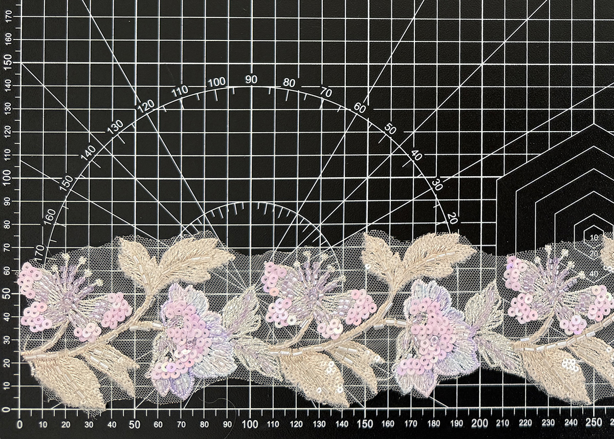 Yanzi lace bead trim (YZM164)