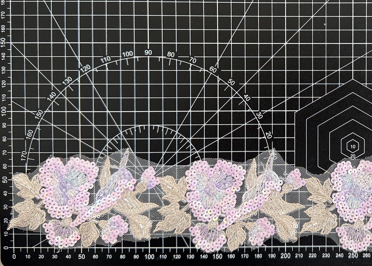 Yanzi lace bead trim (YZM166)
