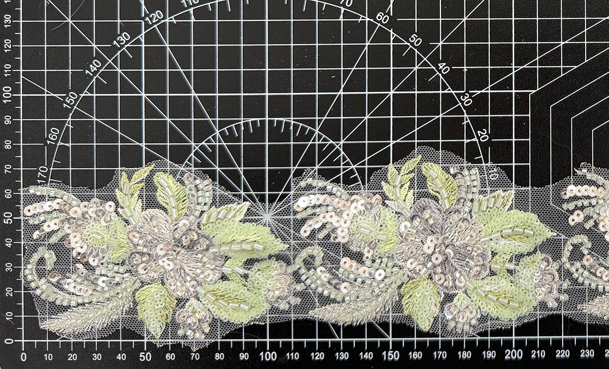 Yanzi lace bead trim (YZM173)