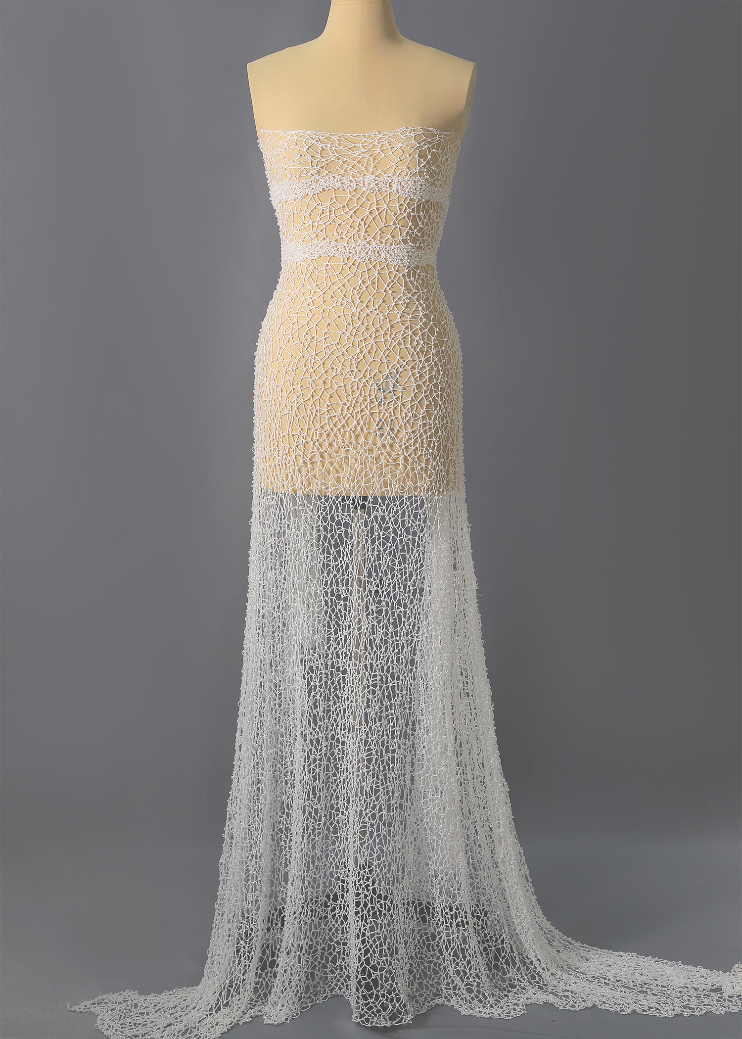 Yanzi floral beaded sequin embroidered lace (YZZX952)