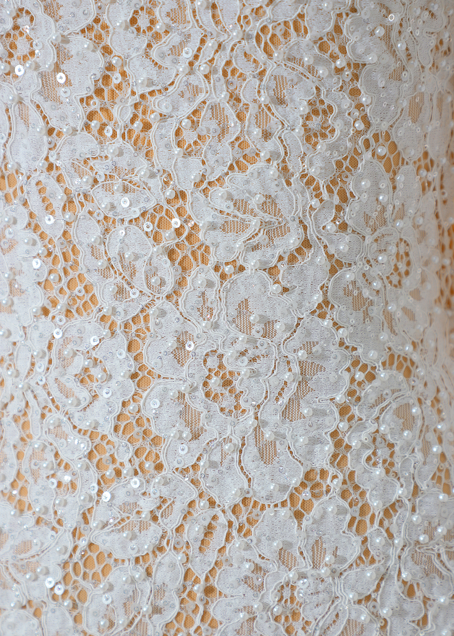 Yanzi eyelash lace with bead embroidery bridal wedding fabric luxury lace (YZZX899)