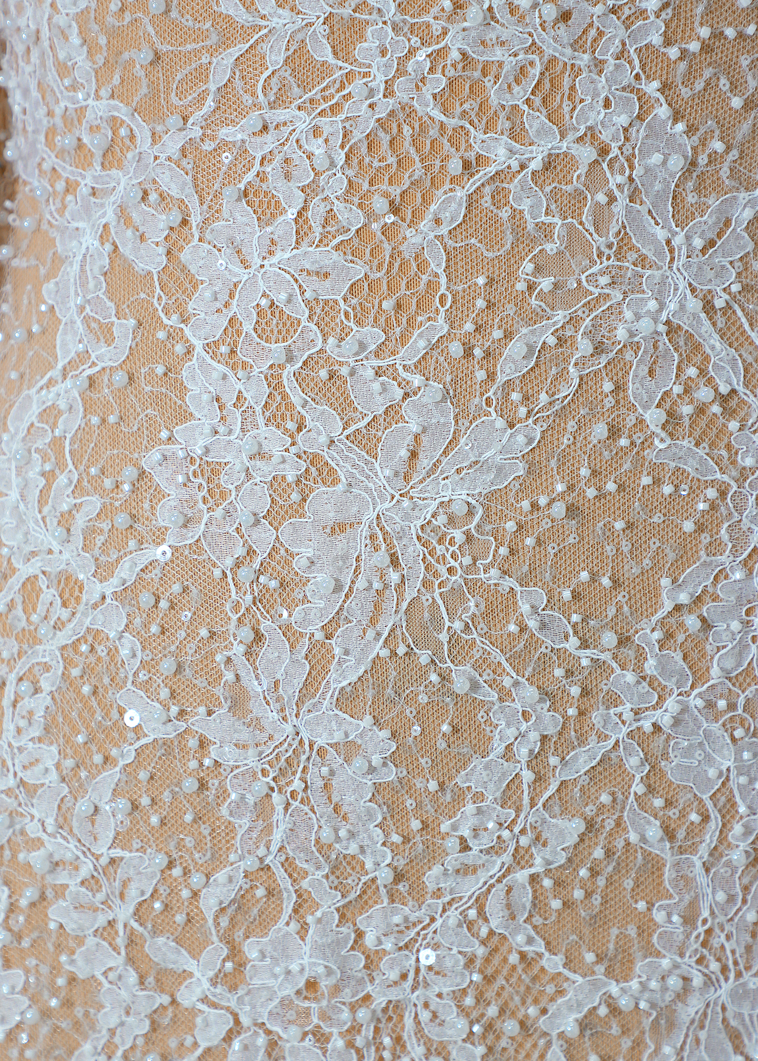 Yanzi eyelash lace with bead embroidery bridal wedding fabric lace (YZZX899+L18219)