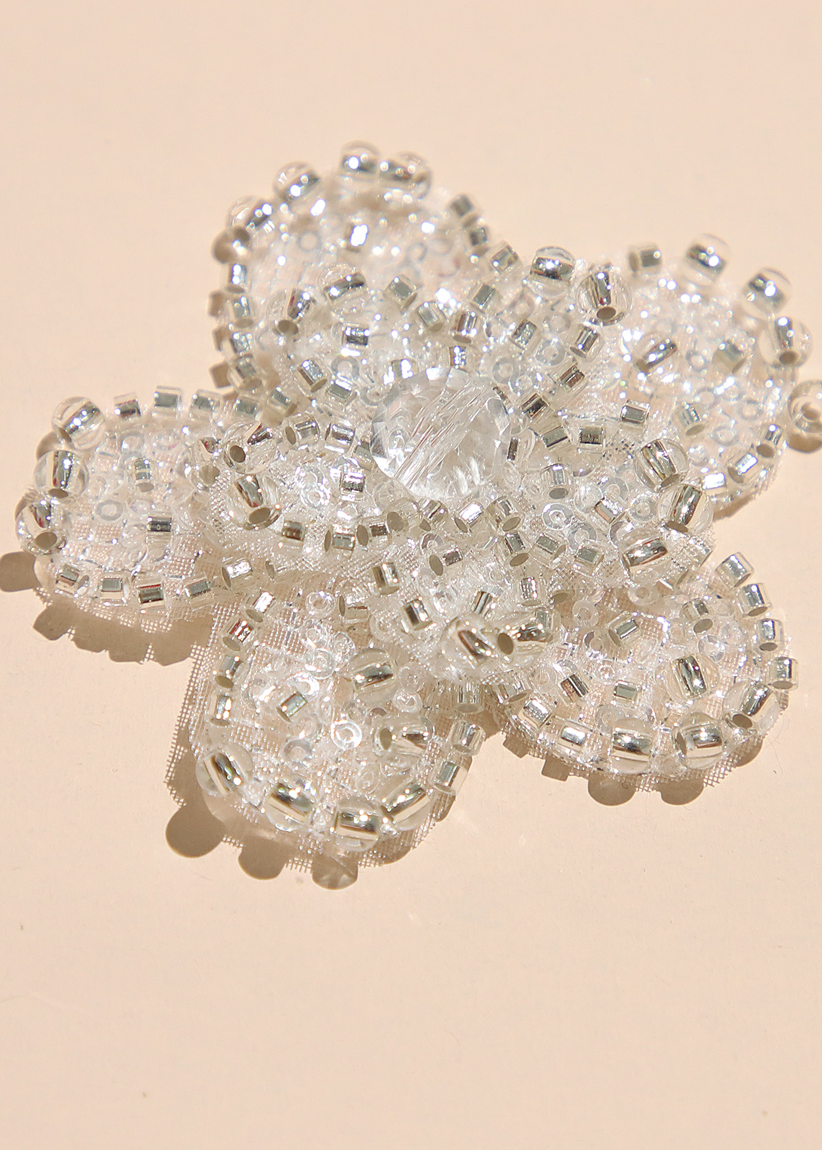 Yanzi Handmade 3d Flower Sequin Beads Applique(YZX116)