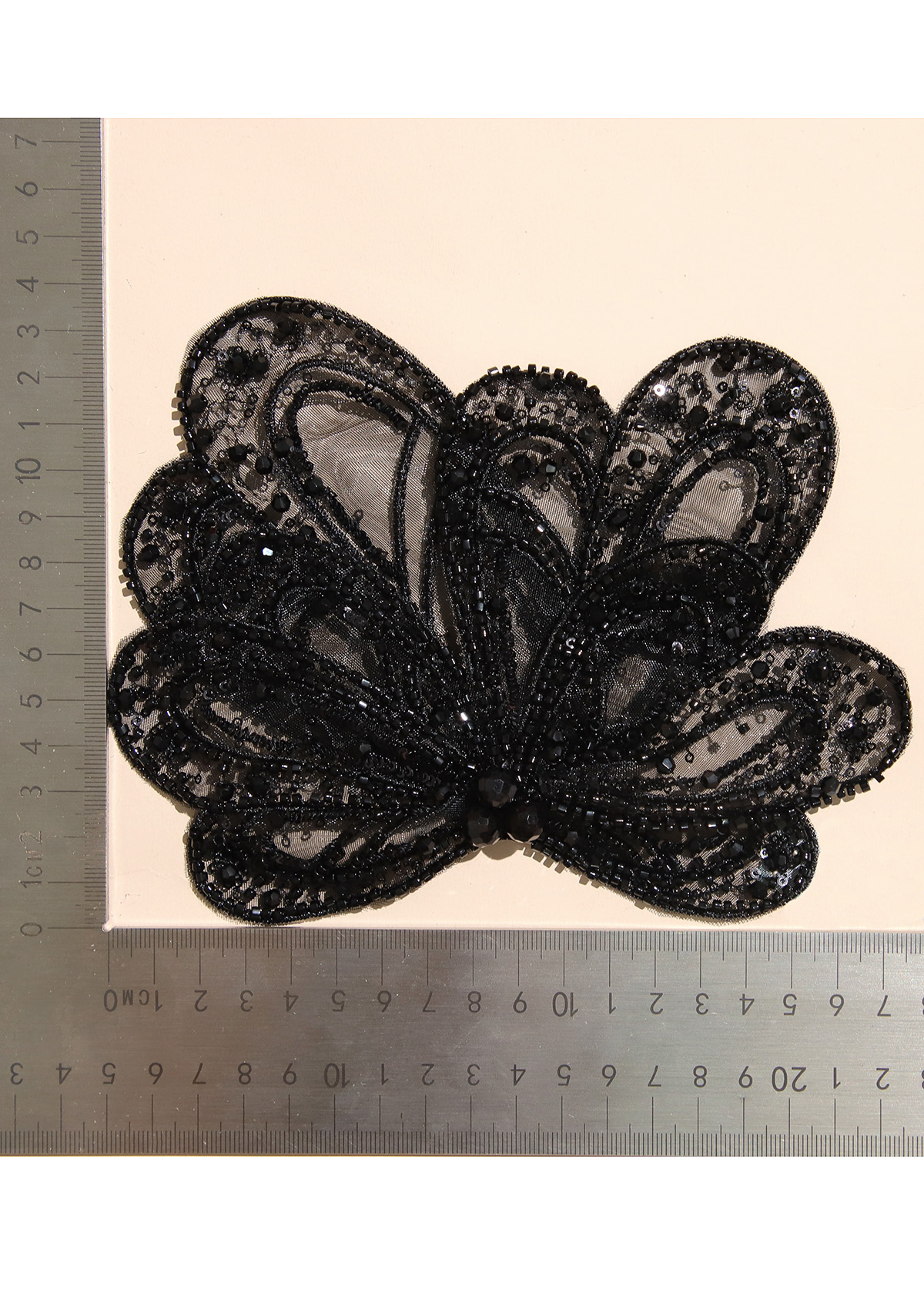 Yanzi Handmade 3d Flower Sequin Beads Applique(YZX127)