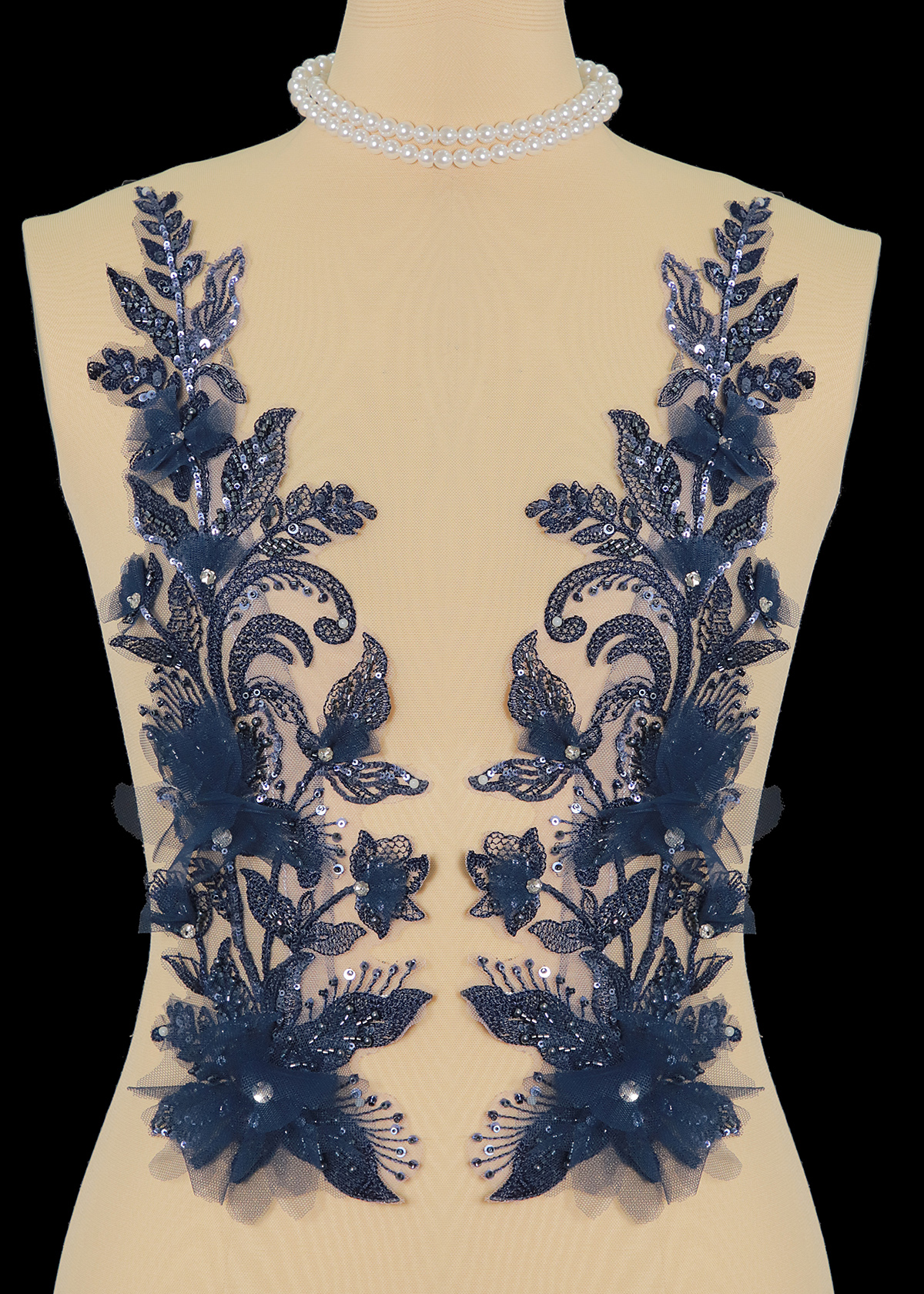 Yanzi 3D Handmade applique floral (YZOH3DX011)