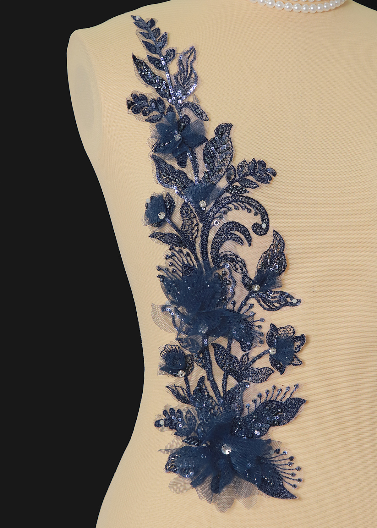 Yanzi 3D Handmade applique floral (YZOH3DX011)