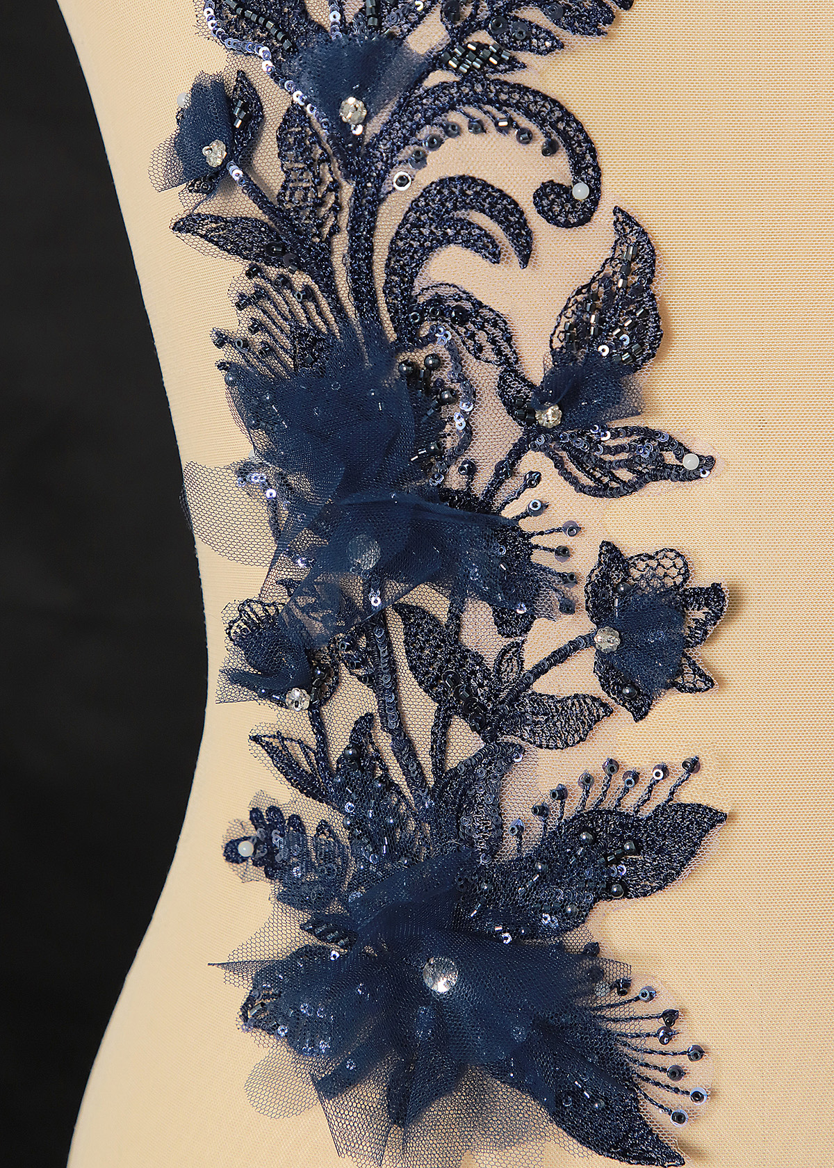 Yanzi 3D Handmade applique floral (YZOH3DX011)