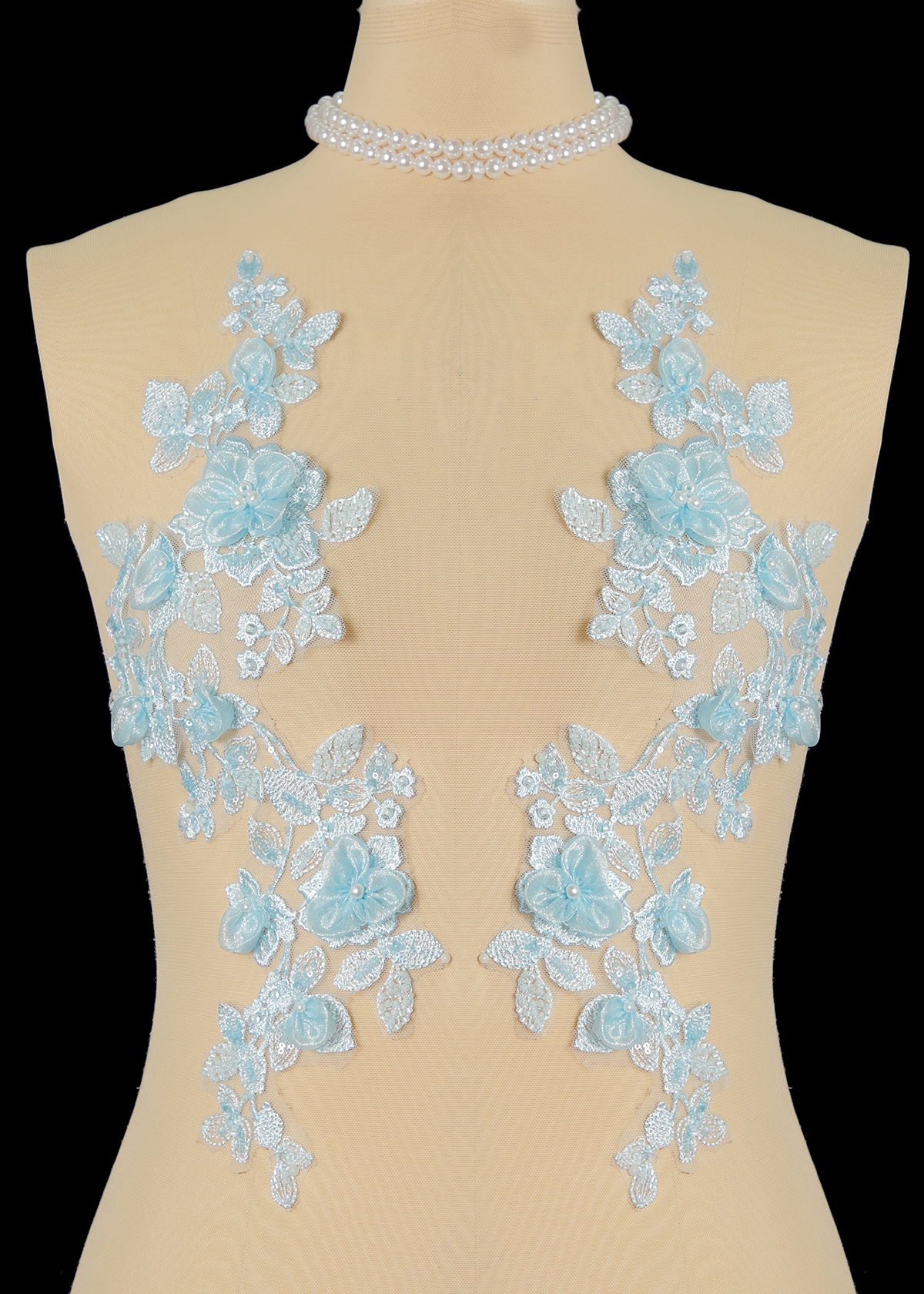 Yanzi 3D Handmade applique floral (YZOH3DX010)