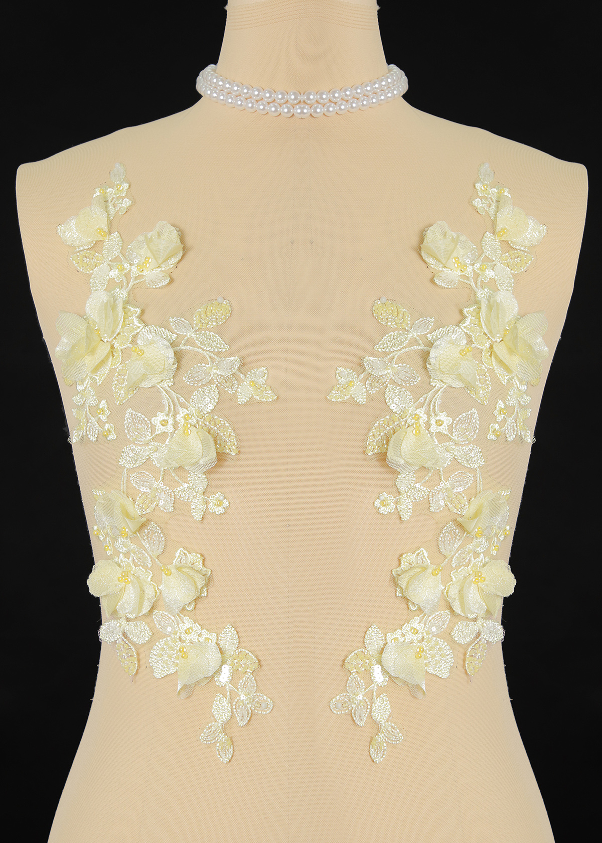 Yanzi 3D Handmade applique floral (YZOH3DX007)