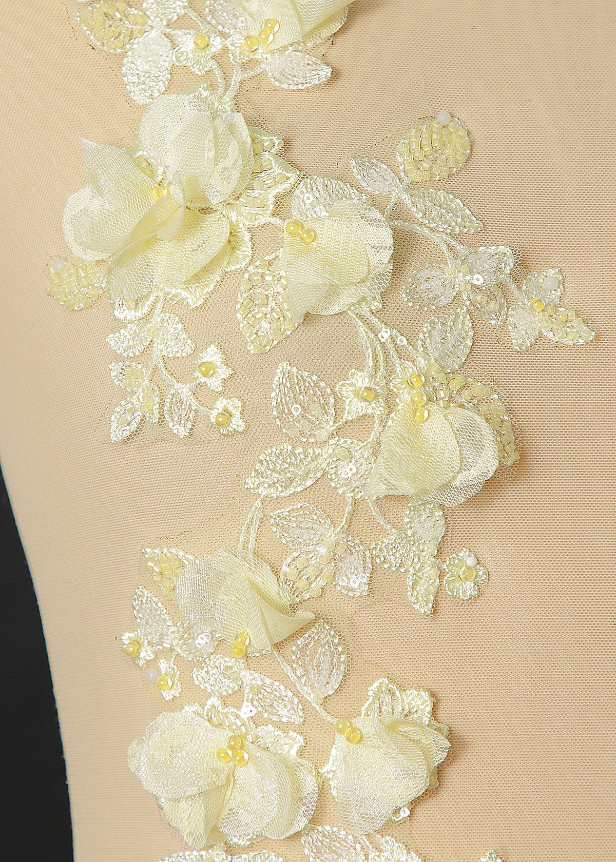 Yanzi 3D Handmade applique floral (YZOH3DX007)
