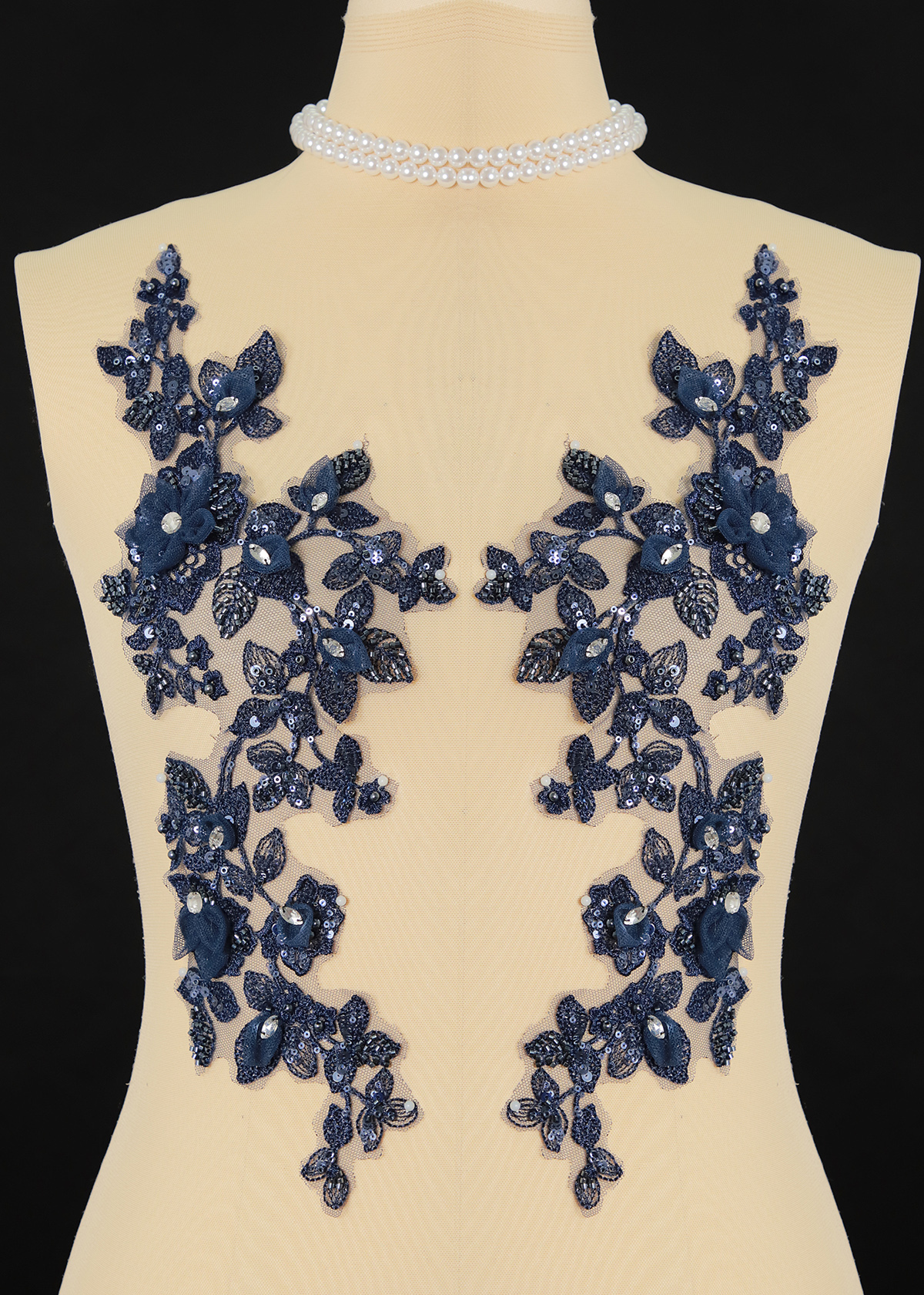 Yanzi 3D Handmade applique floral (YZOH3DX008)