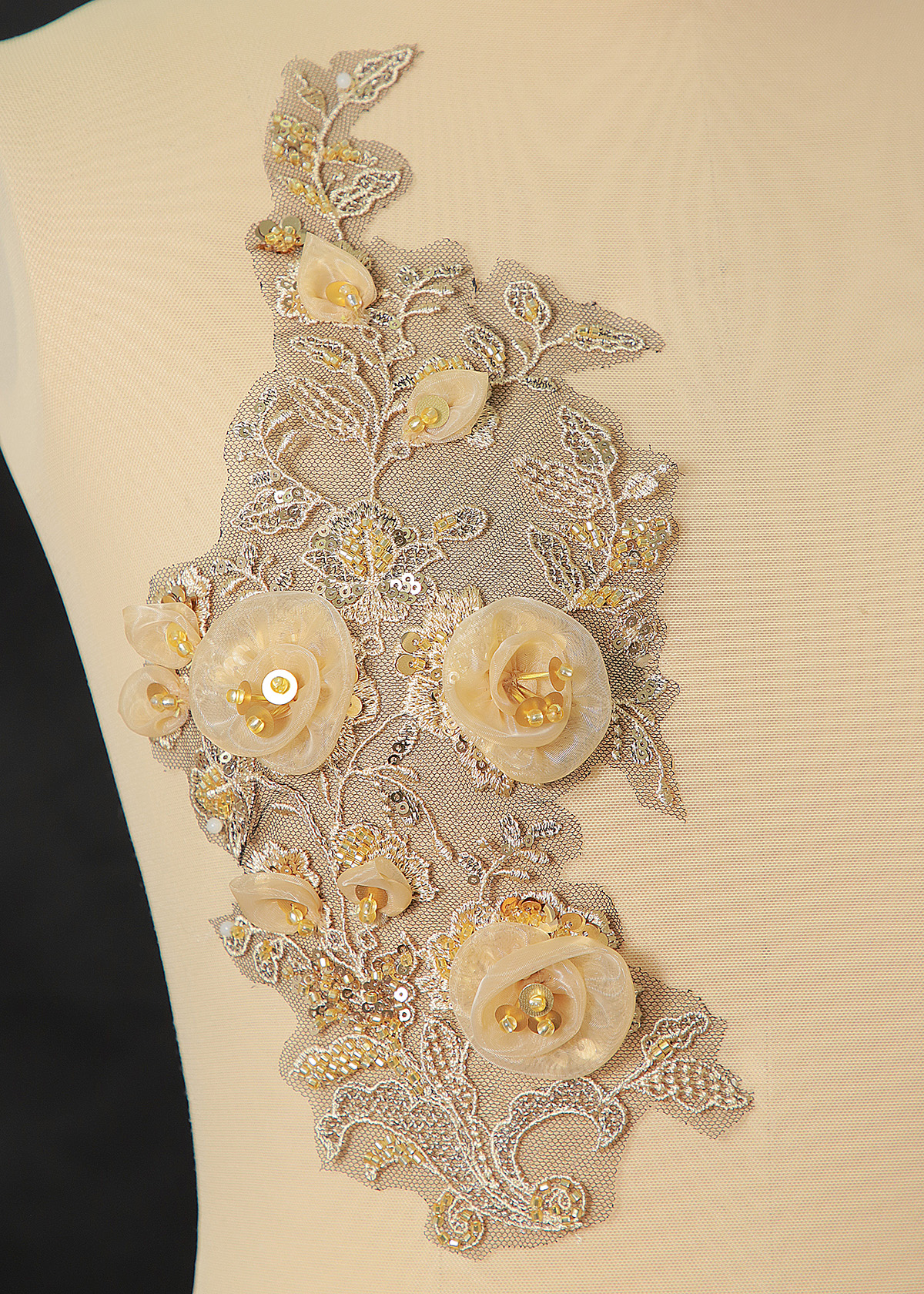 Yanzi 3D Handmade applique floral (YZOH3DX002)