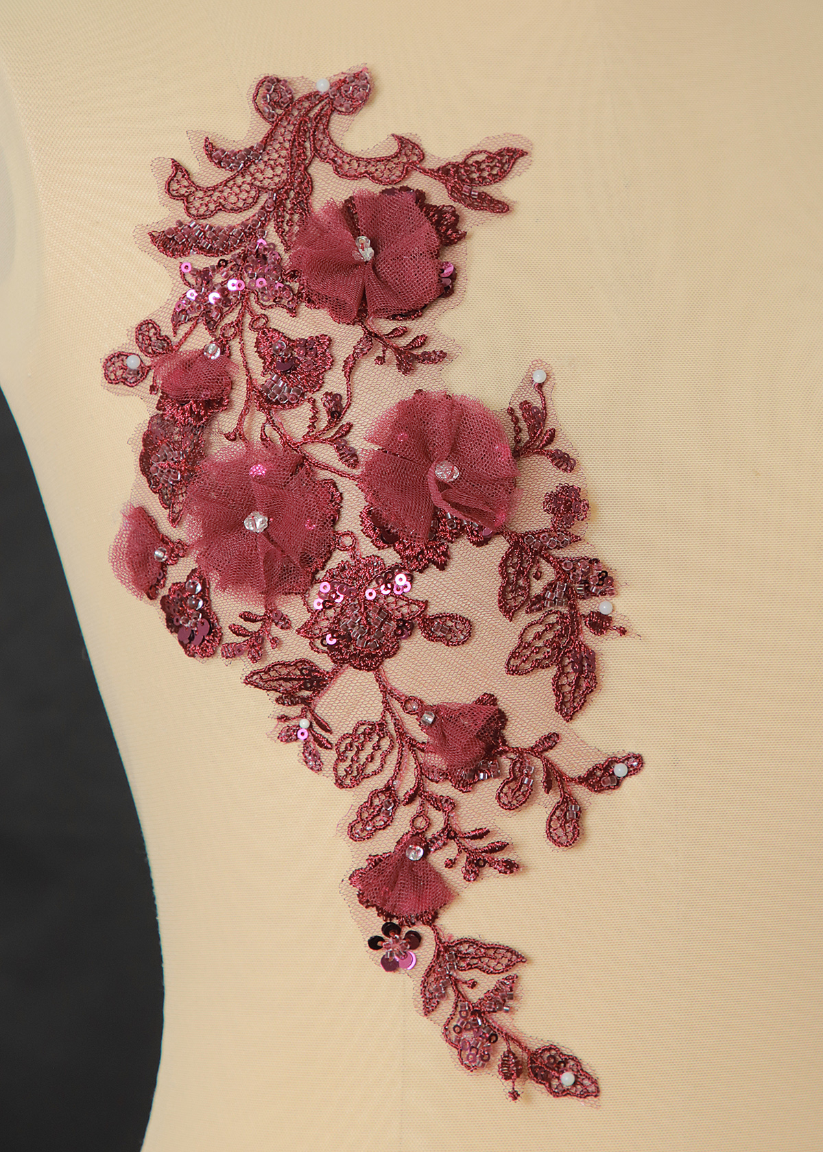 Yanzi 3D Handmade applique floral (YZOH3DX005)