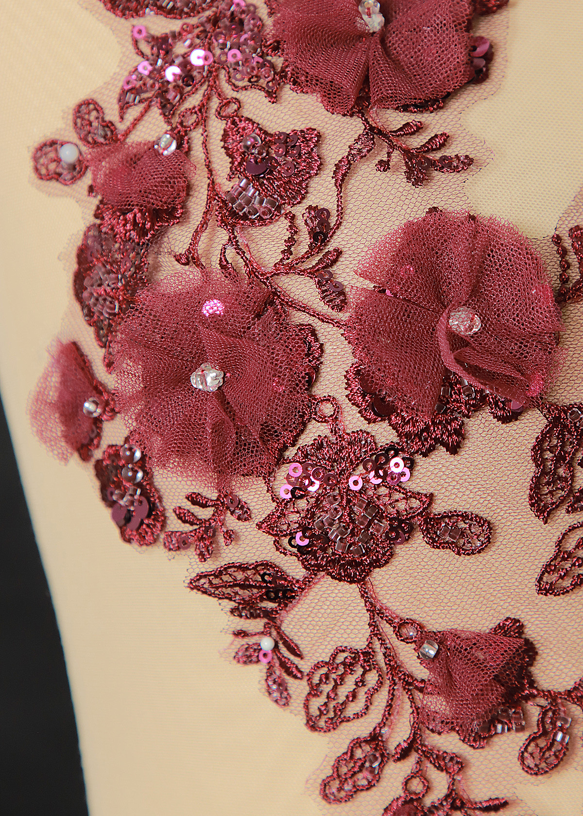 Yanzi 3D Handmade applique floral (YZOH3DX005)