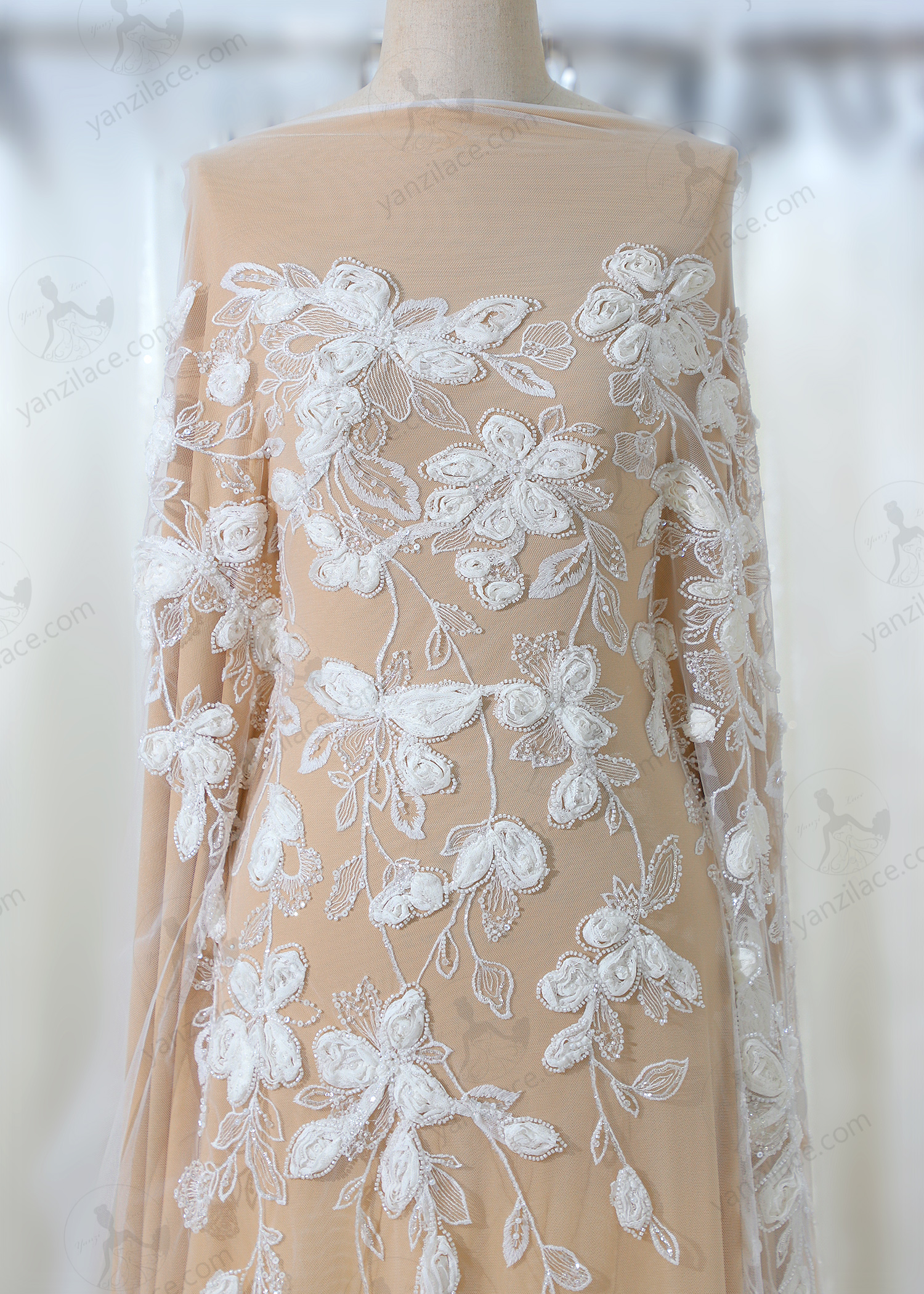 Yanzi Ribbon Embroidery Lace (YZP007)