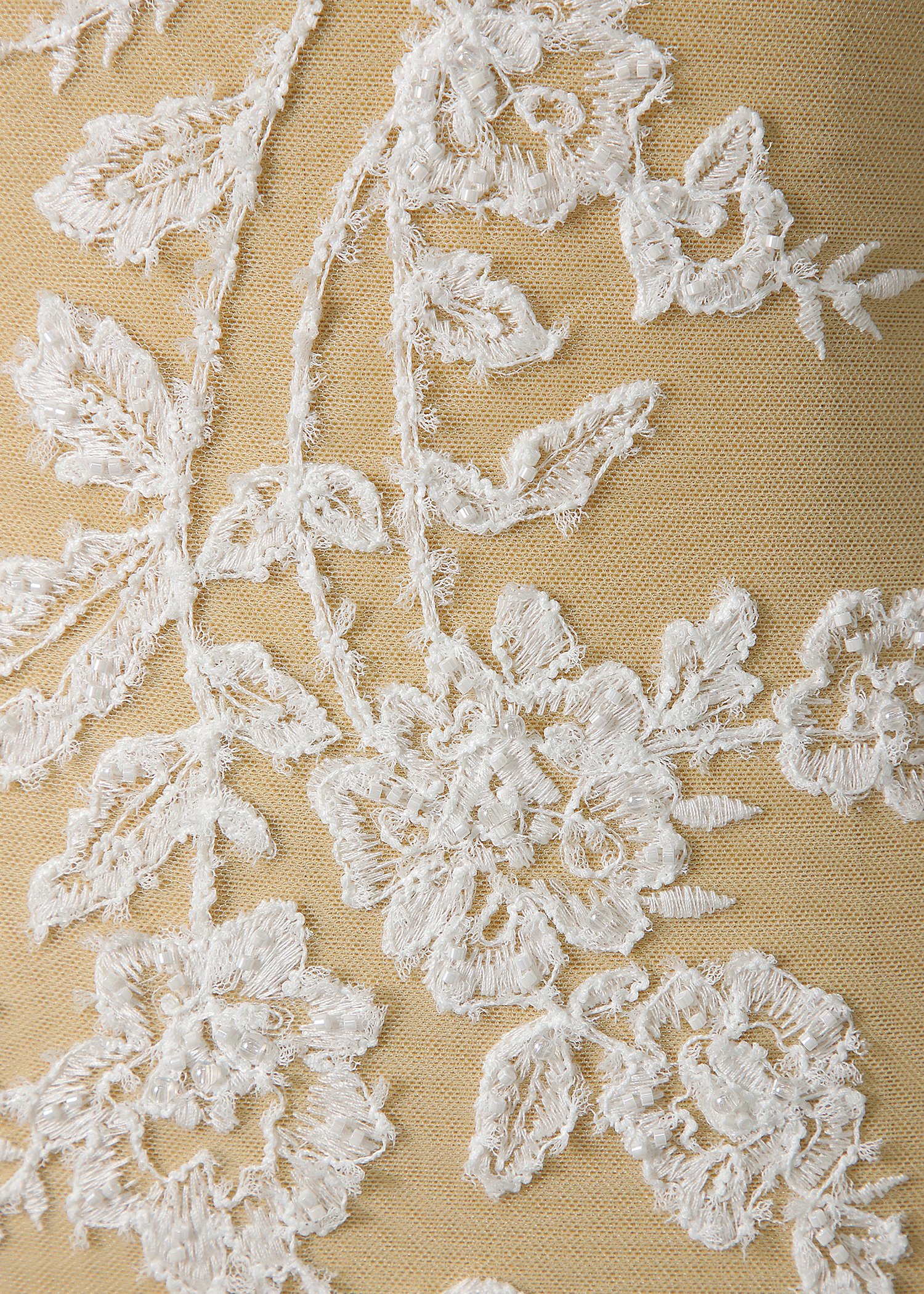 Yanzi corded bead embroidered lace with sequin  (YZC005)