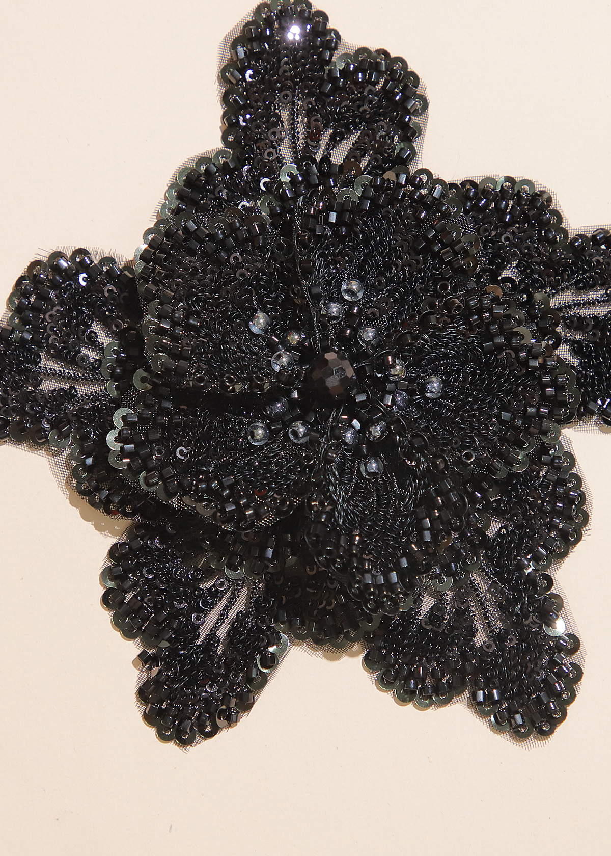 Yanzi Handmade 3d Flower Sequin Beads Applique(YZX135)