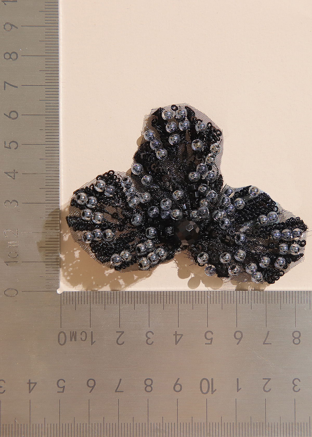 Yanzi Handmade 3d Flower Sequin Beads Applique(YZX129)