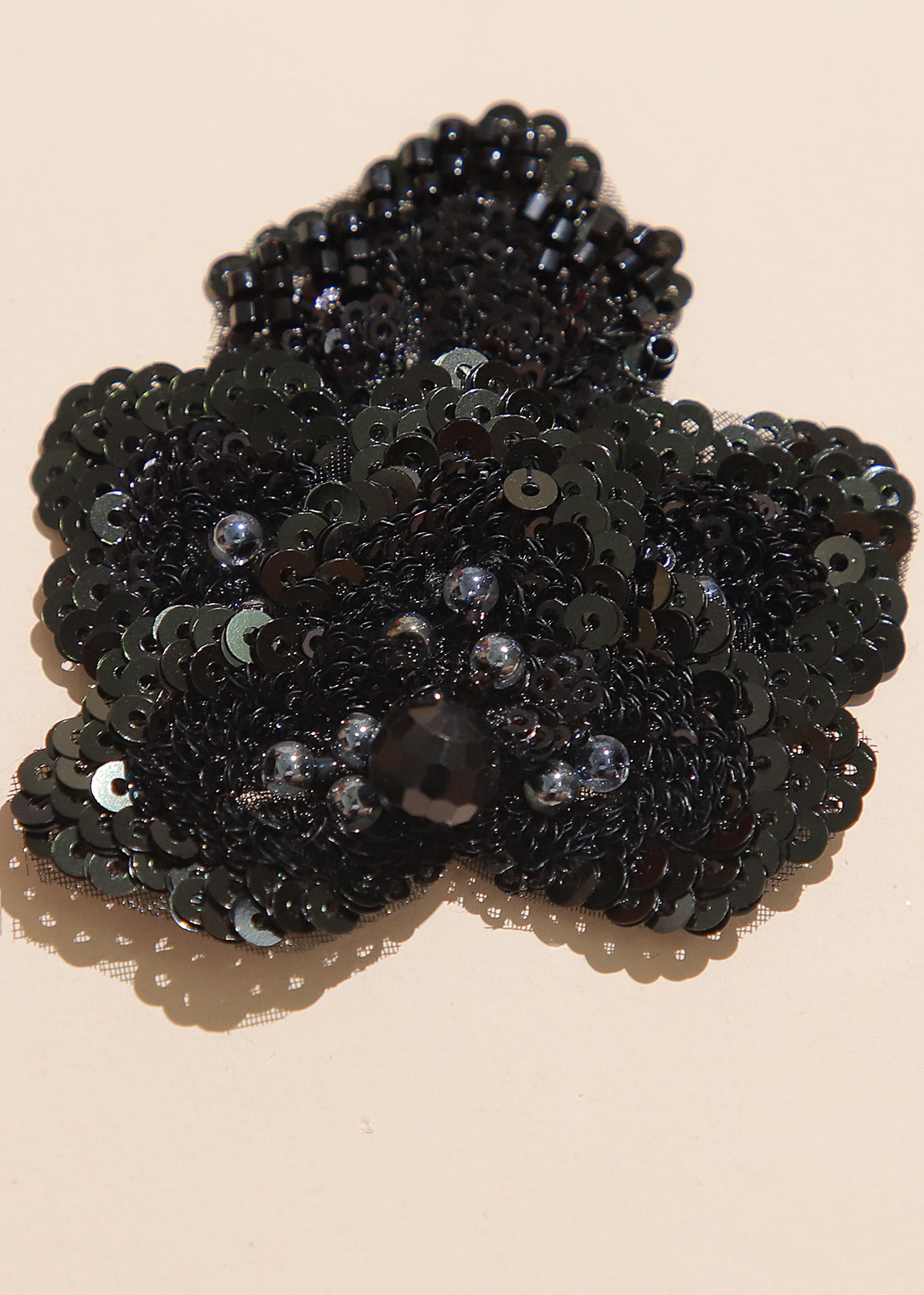 Yanzi Handmade 3d Flower Sequin Beads Applique(YZX130)
