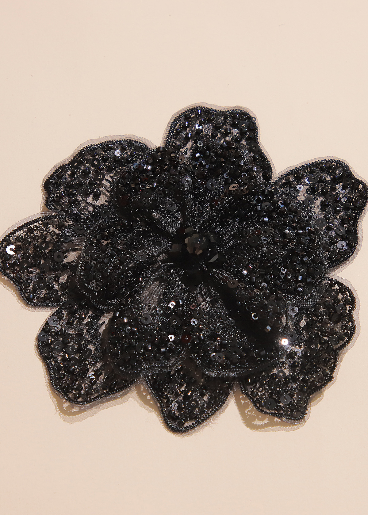 Yanzi Handmade 3d Flower Sequin Beads Applique(YZX167)