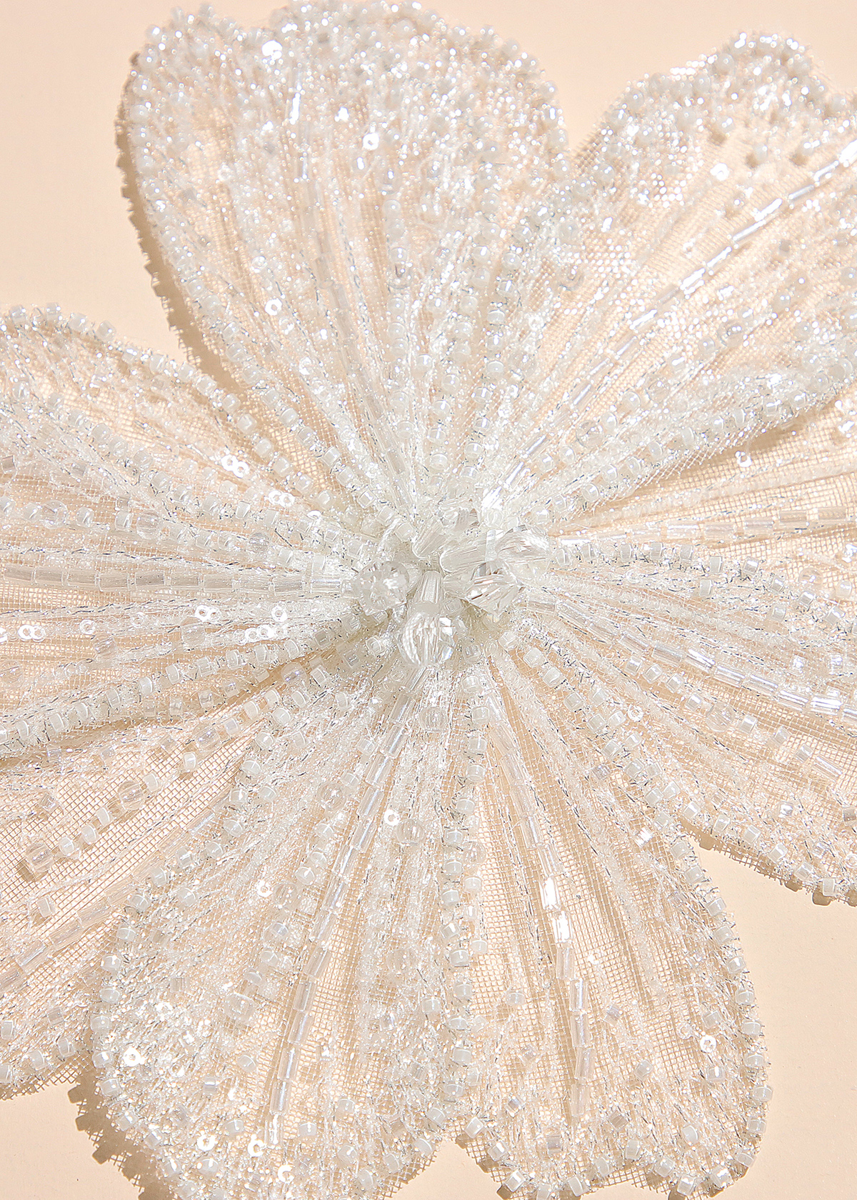 Yanzi Handmade 3d Flower Sequin Beads Applique(YZX145)