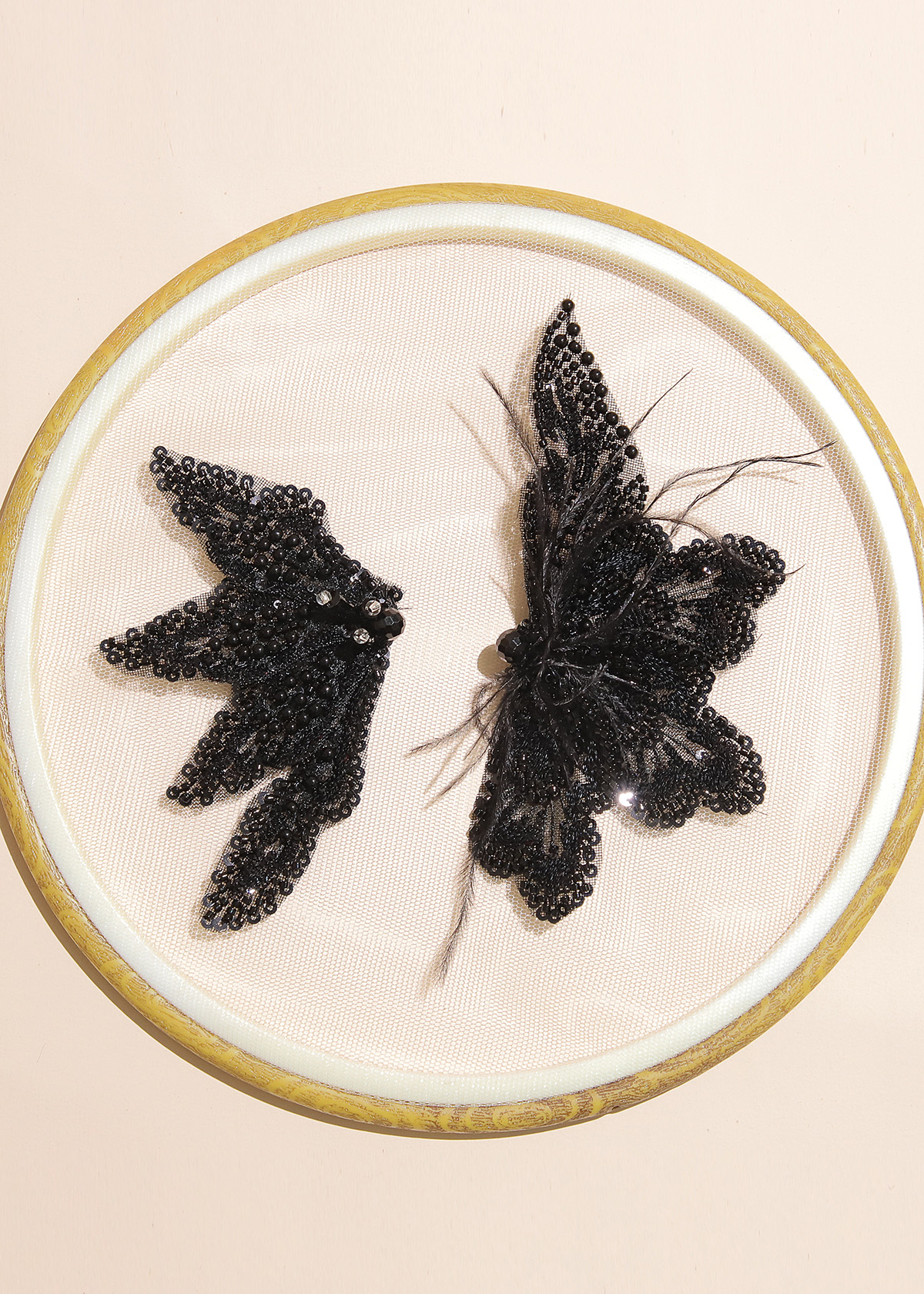 Yanzi Handmade 3d Flower Sequin Beads Applique(YZX137)