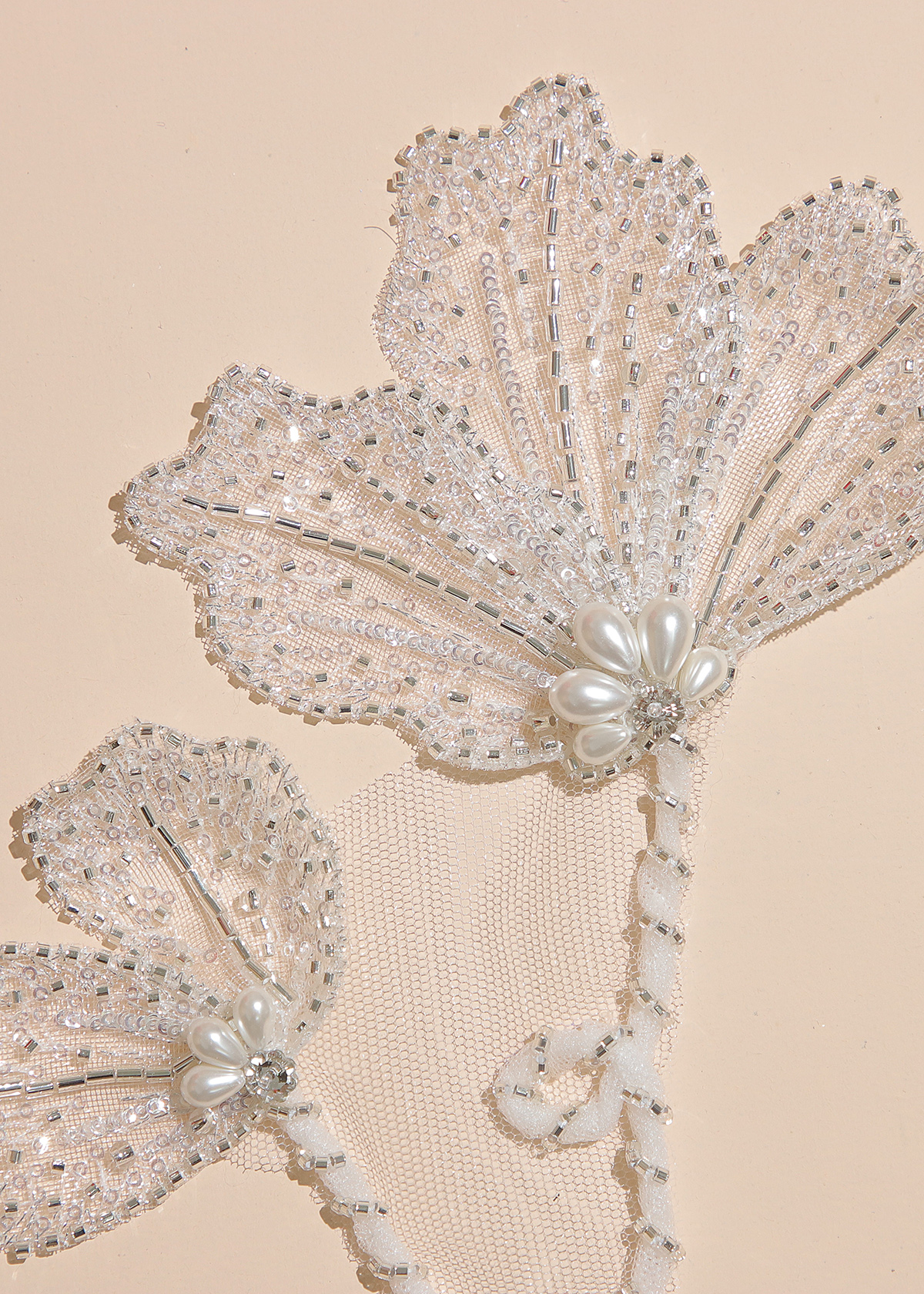 Yanzi Handmade 3d Flower Sequin Beads Applique(YZX160)