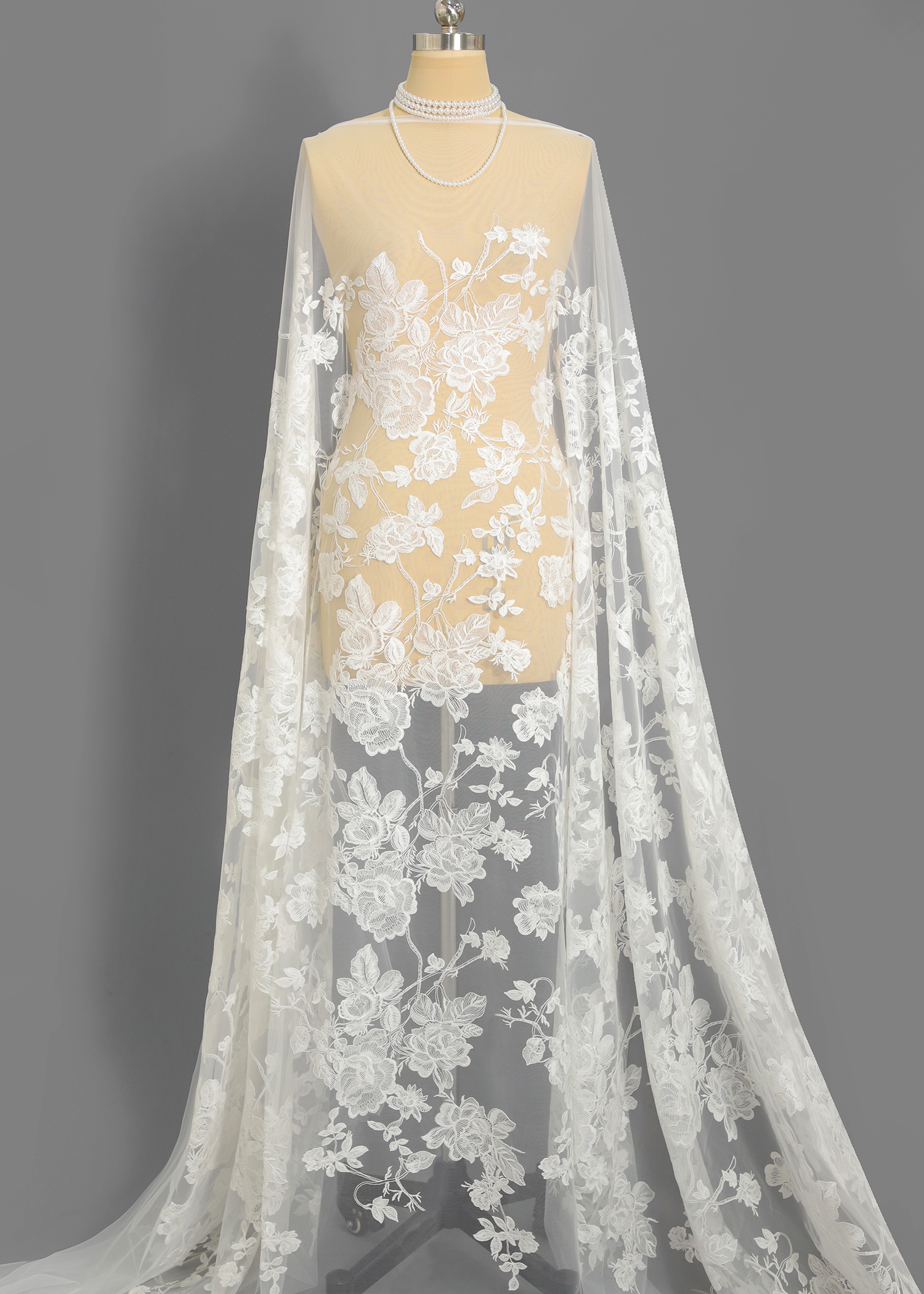 Yanzi Plain Emboidery Lace (YZZX716)