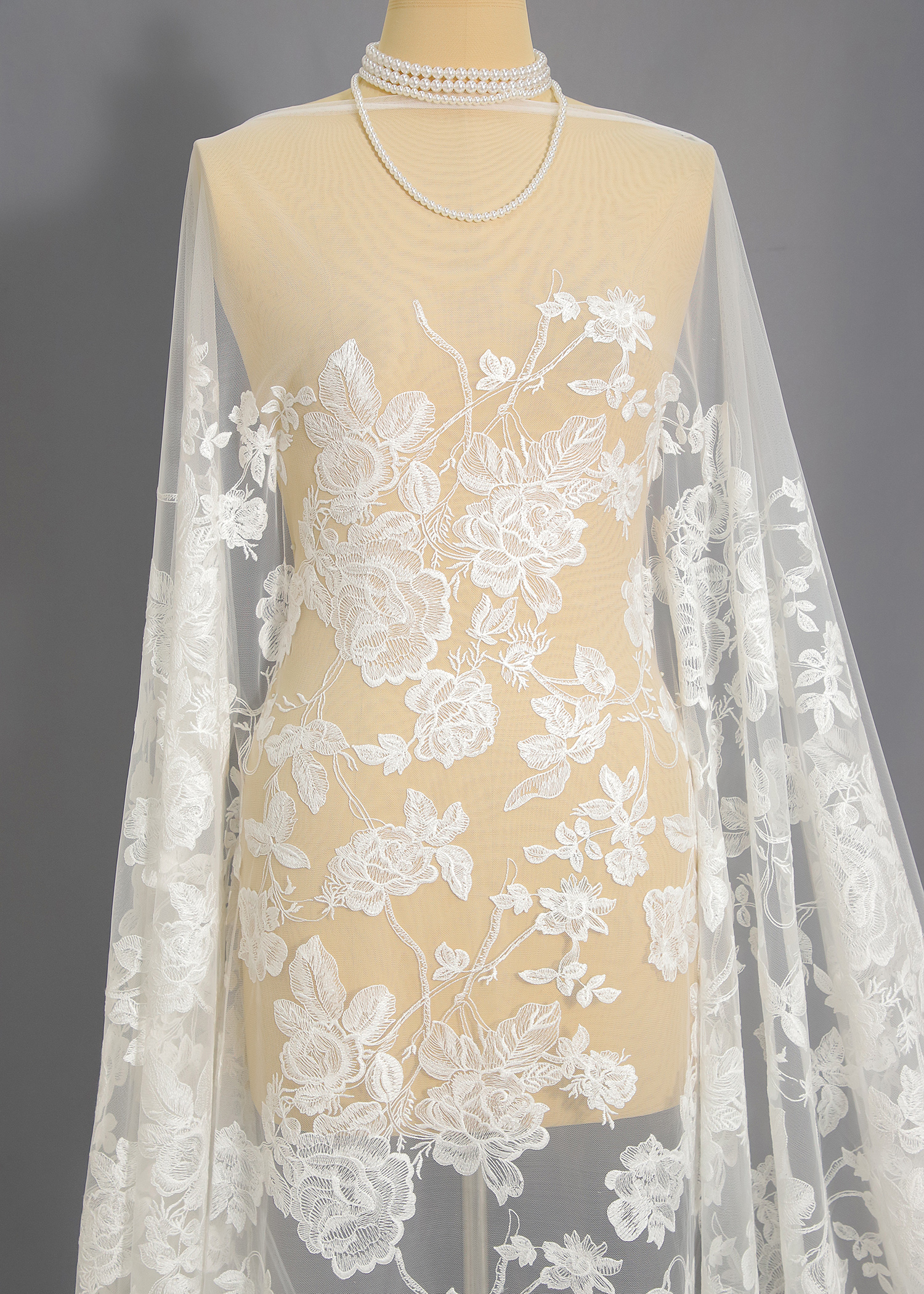 Yanzi Plain Emboidery Lace (YZZX716)