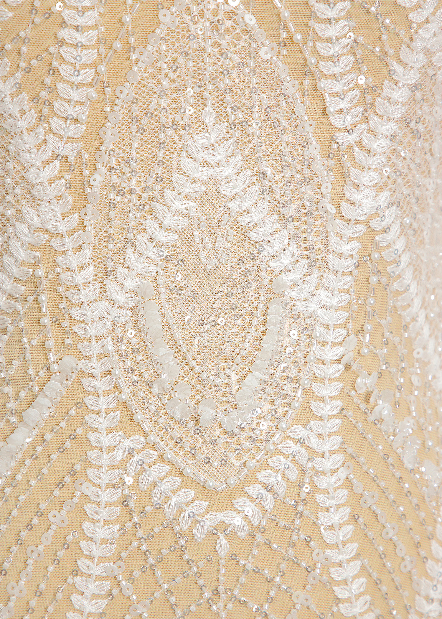 Yanzi bridal fabric luxury embroidery beads sequins lace (YZZX1057A)