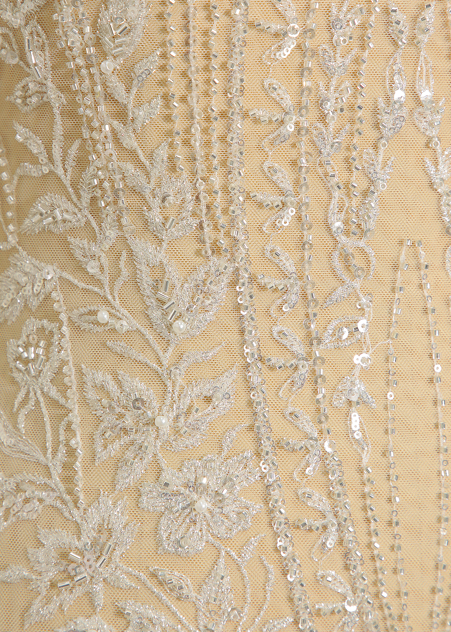 Yanzi floral beaded sequin embroidered lace (YZZX741A)