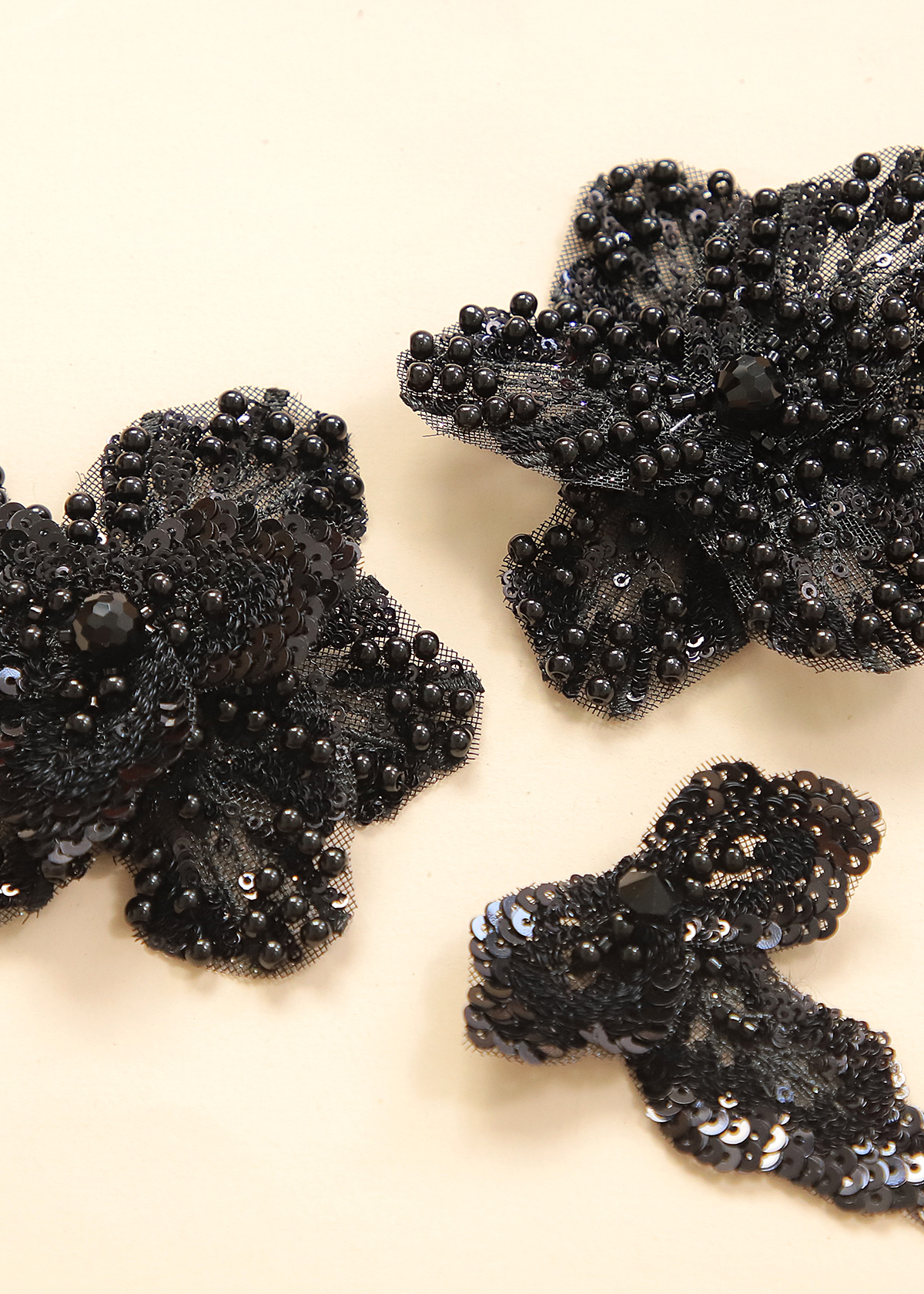 Yanzi Handmade 3d Flower Sequin Beads Applique(YZX186-188)