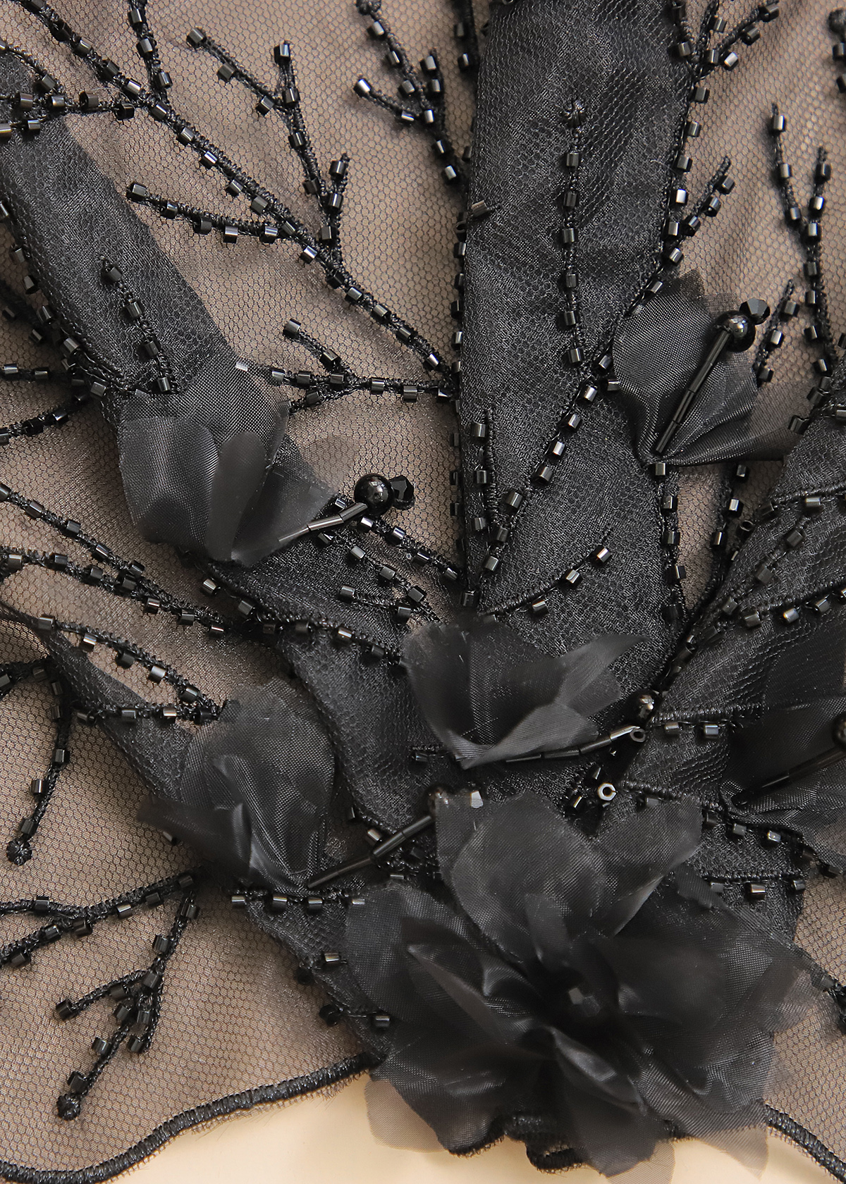 Yanzi Handmade 3d Flower Sequin Beads Applique(YZX208)