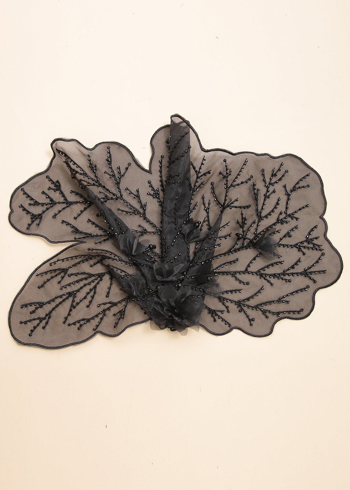Yanzi Handmade 3d Flower Sequin Beads Applique(YZX208)