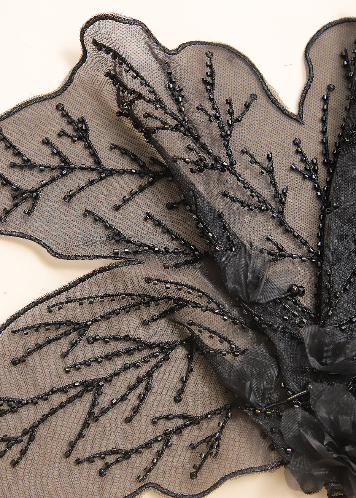 Yanzi Handmade 3d Flower Sequin Beads Applique(YZX208)