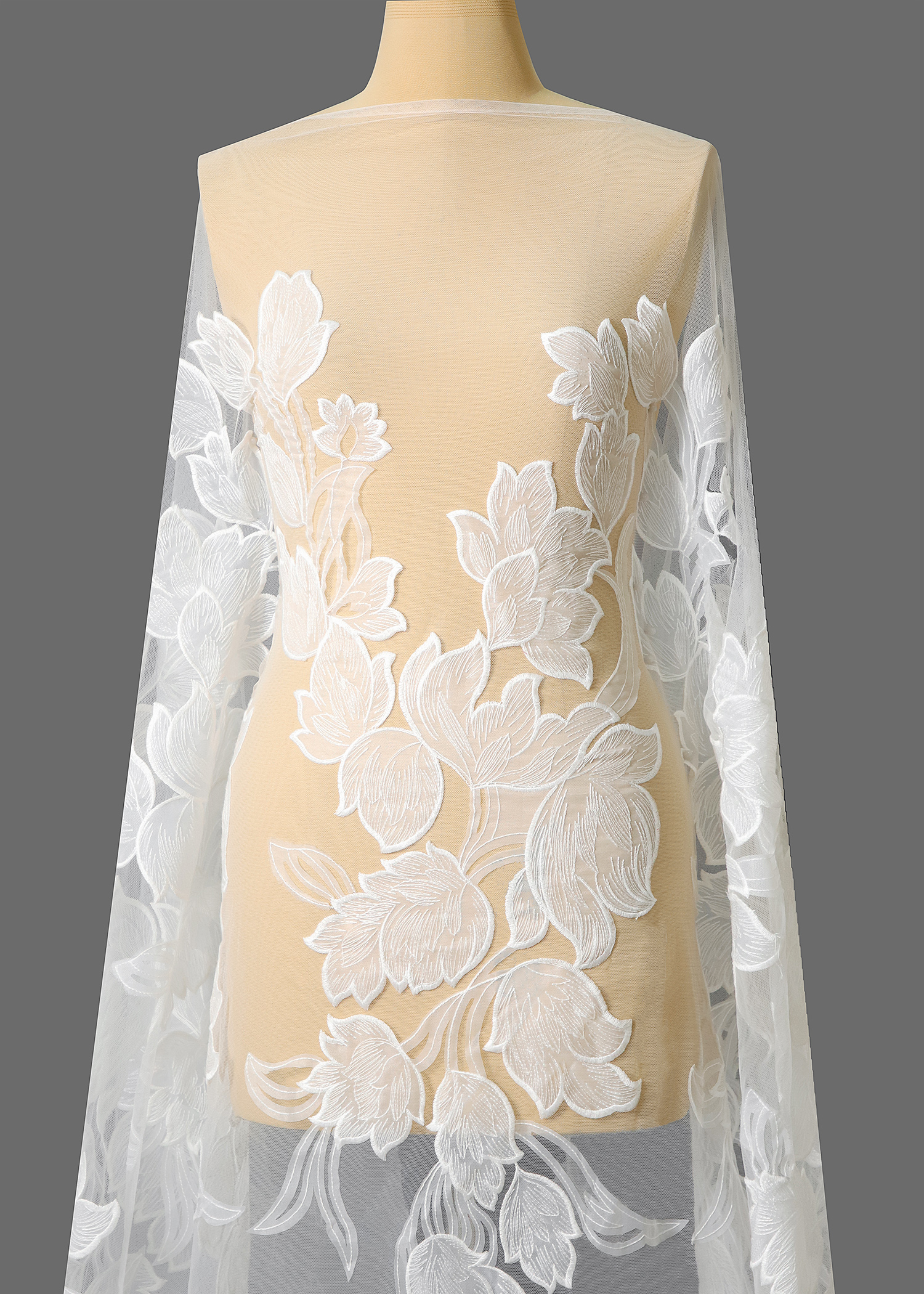 Yanzi Plain Emboidery Lace (YZZX1028)