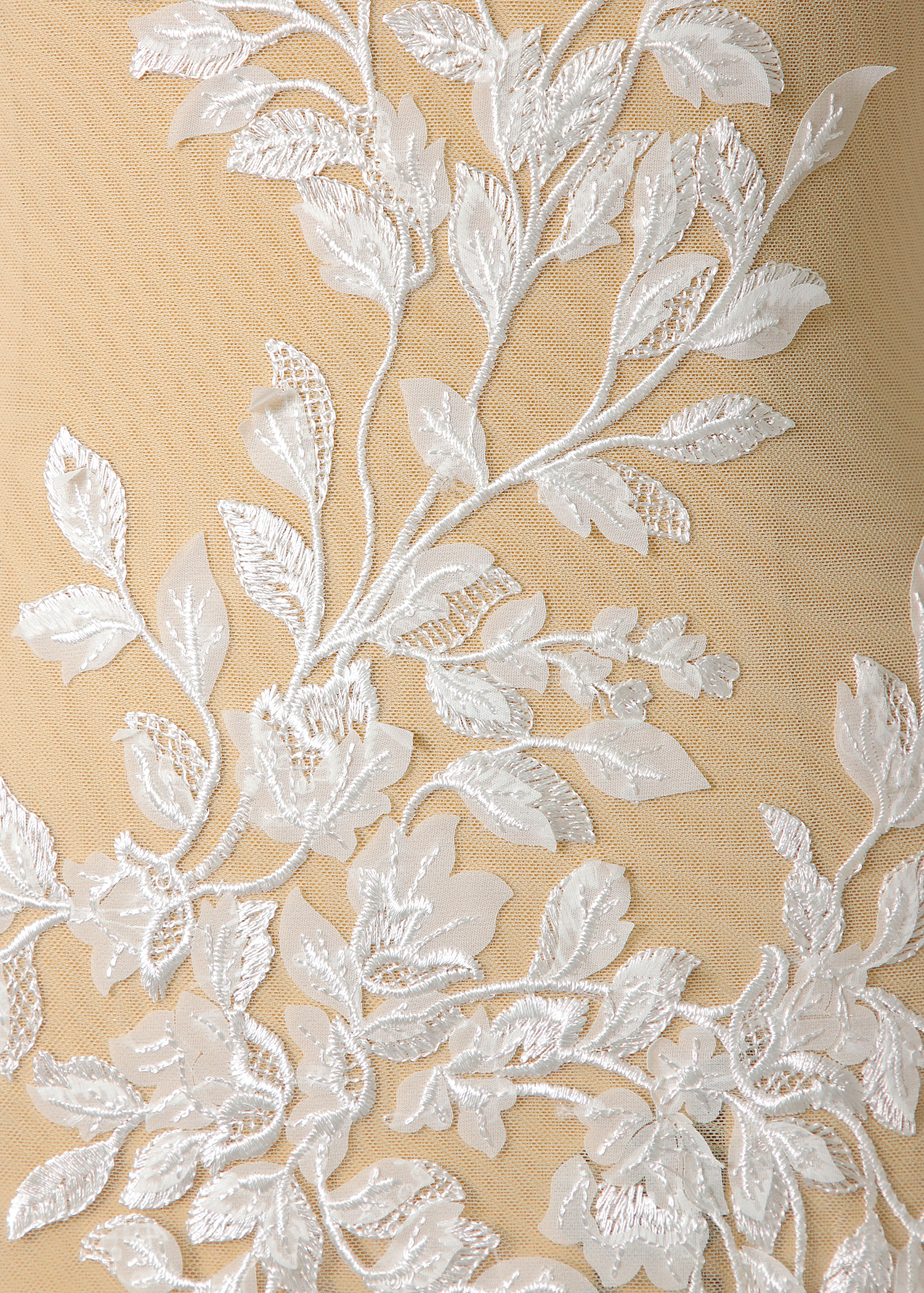 Yanzi floral Laser beaded sequin embroidered lace (YZZX087)